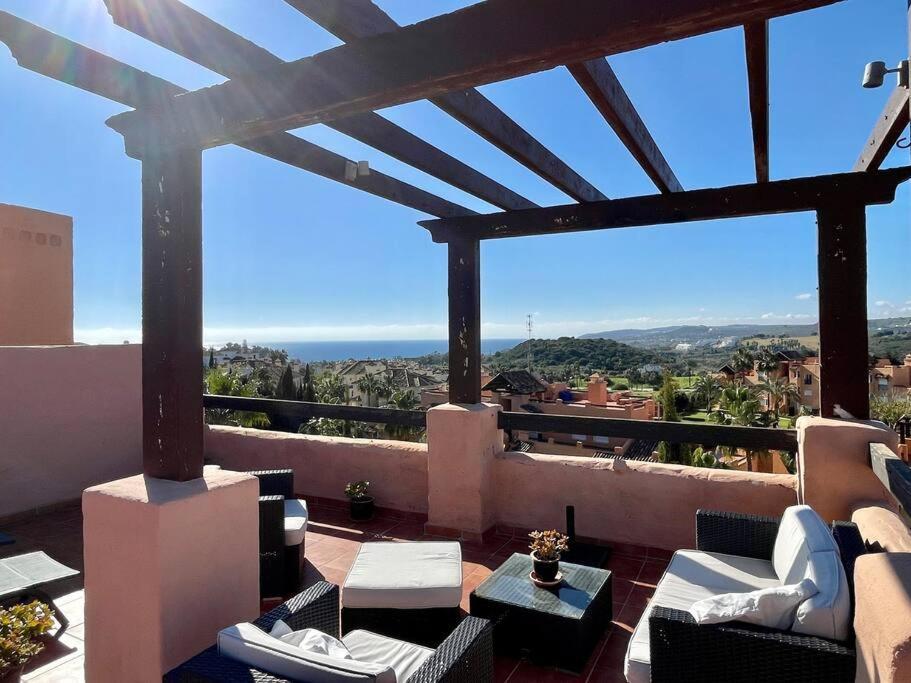 Schoenes Penthouse Mit Meerblick Pura Vida Bahia de Casares Bagian luar foto